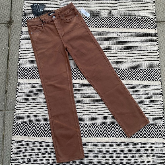 NWT PAIGE Cindy Mid-Rise Coated Jeans size 26 - Picture 3 of 11